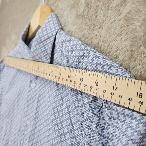 Soul Of London Dress Shirt Men's Size 15 Multicolor Long Sleeve Preppy - Picture 5 of 10